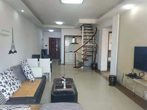 广源星海名城二期， 88平精装2+1房， 电梯中层