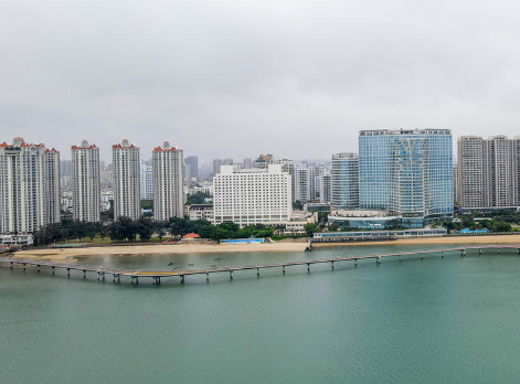 黄金北岸海上栈桥钓鱼游玩