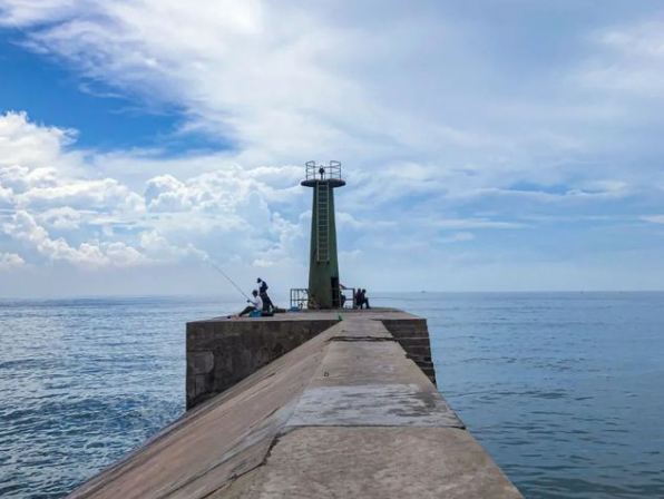 北海海钓：北海大墩海钓鲈鱼