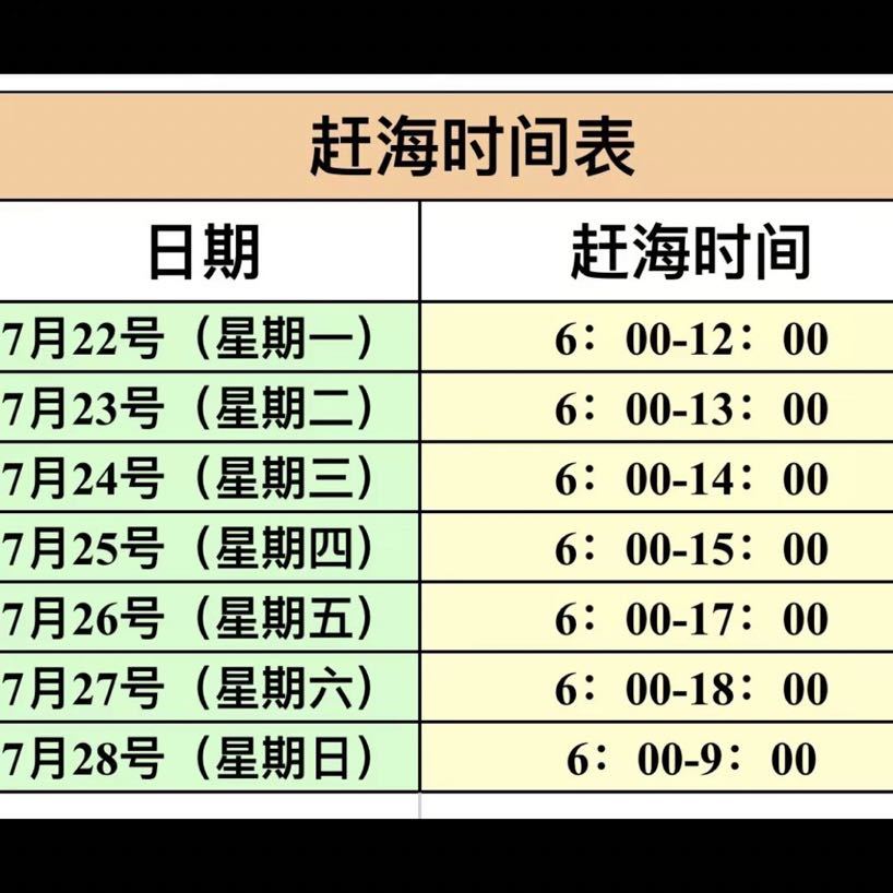 北海赶海时间和最佳赶海时间